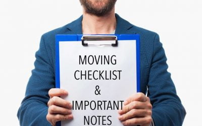 Moving Checklist and Important Notes